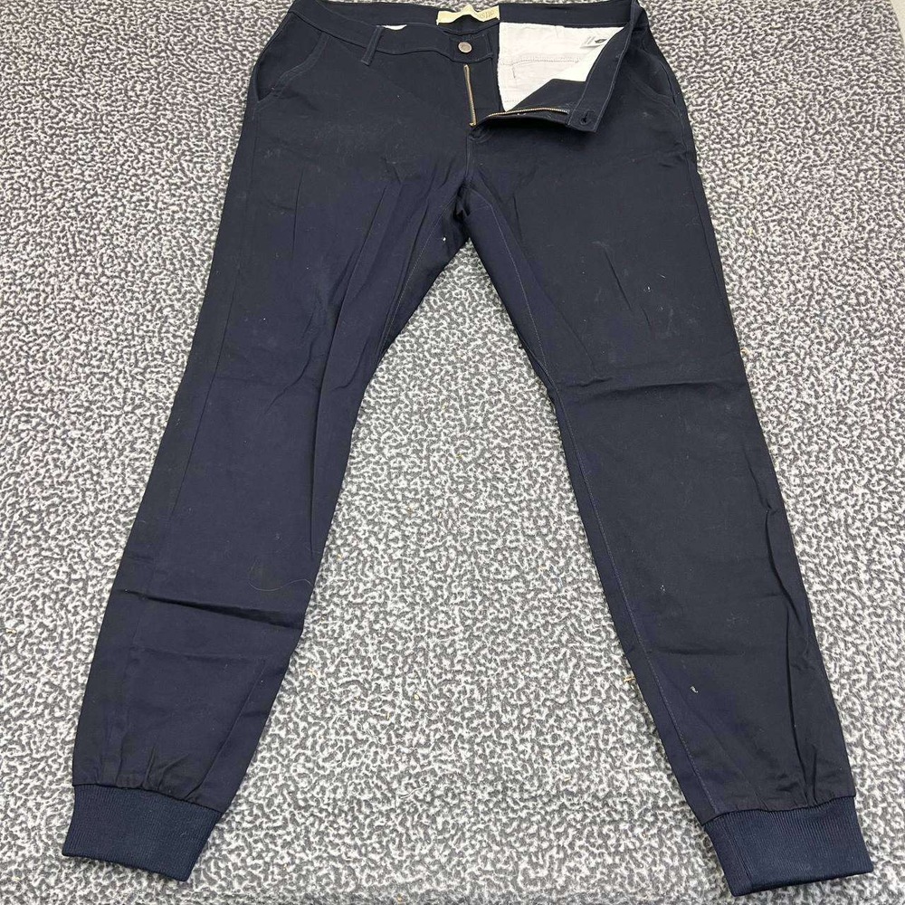 Rustic Dime Jeans Men 36x32 Navy‎ Jogger Denim Pants Outdoor Pocket Adult